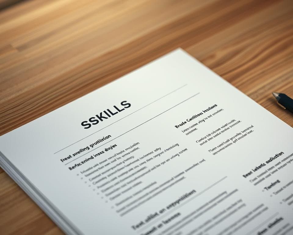 resume skills