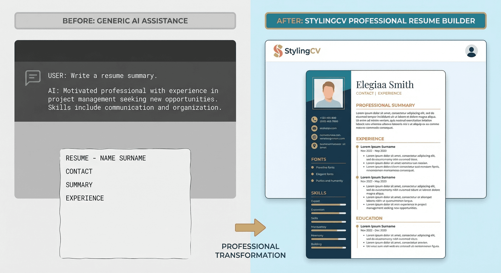 I Let ChatGPT vs StylingCV Build My Resume – The Results