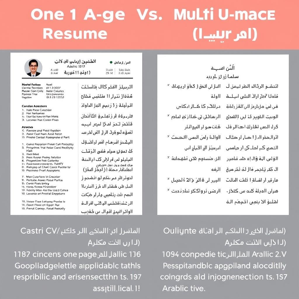 مقارنة بين السيرة الذاتية المختصرة والطويلة مقارنة بين السيرة الذاتية المختصرة والطويلة