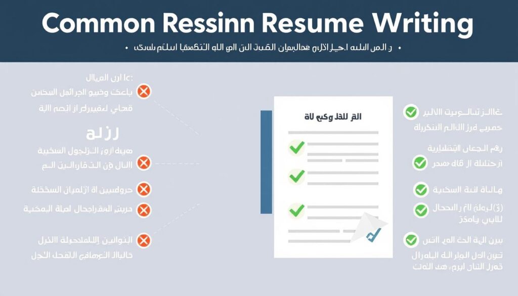 الأخطاء الشائعة في كتابة سيرة ذاتية عربية احترافية