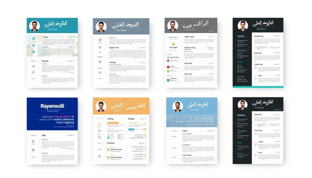 نماذج قوالب السيرة الذاتية العربية الاحترافية