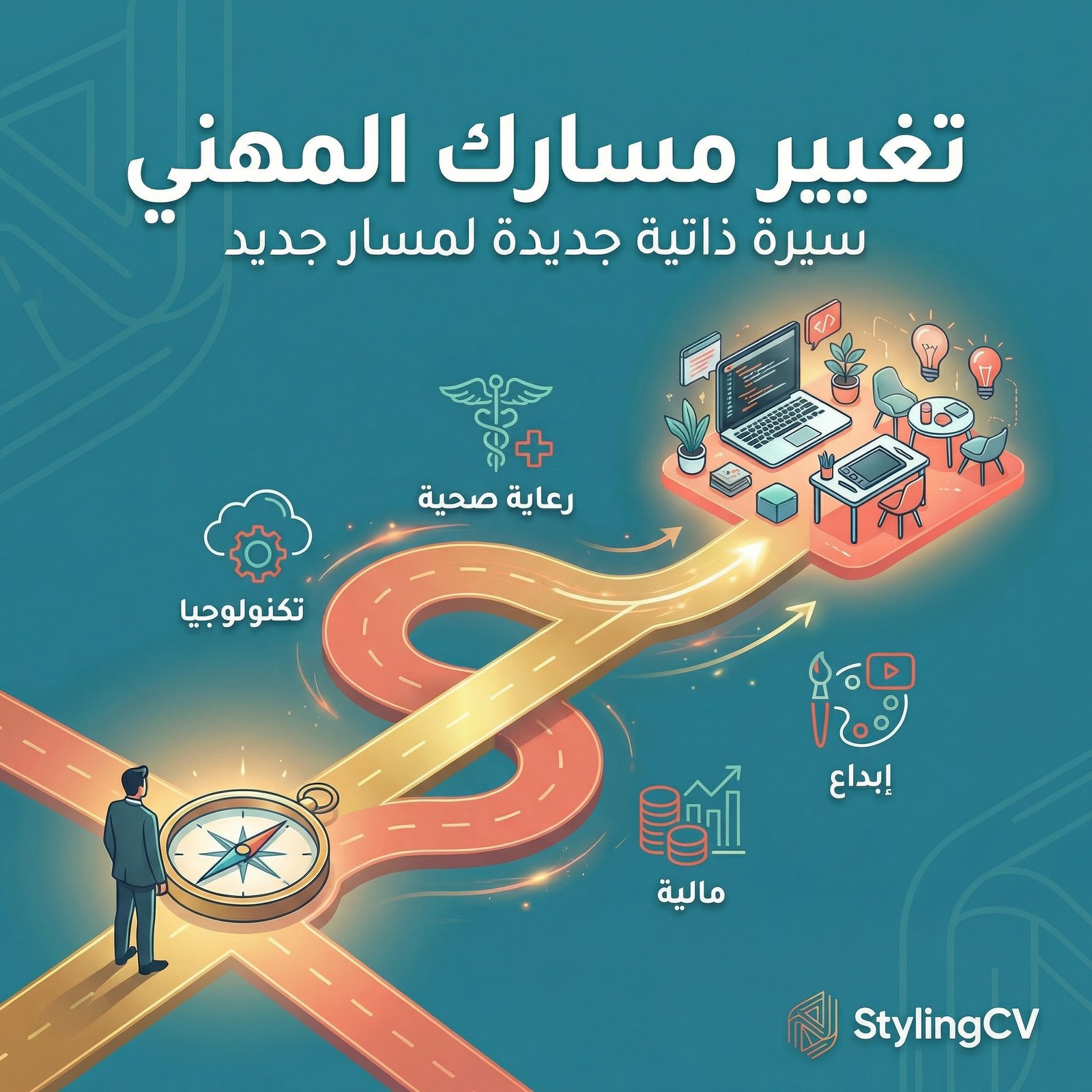 تغيير مسارك المهني - سيرة ذاتية جديدة لمسار جديد