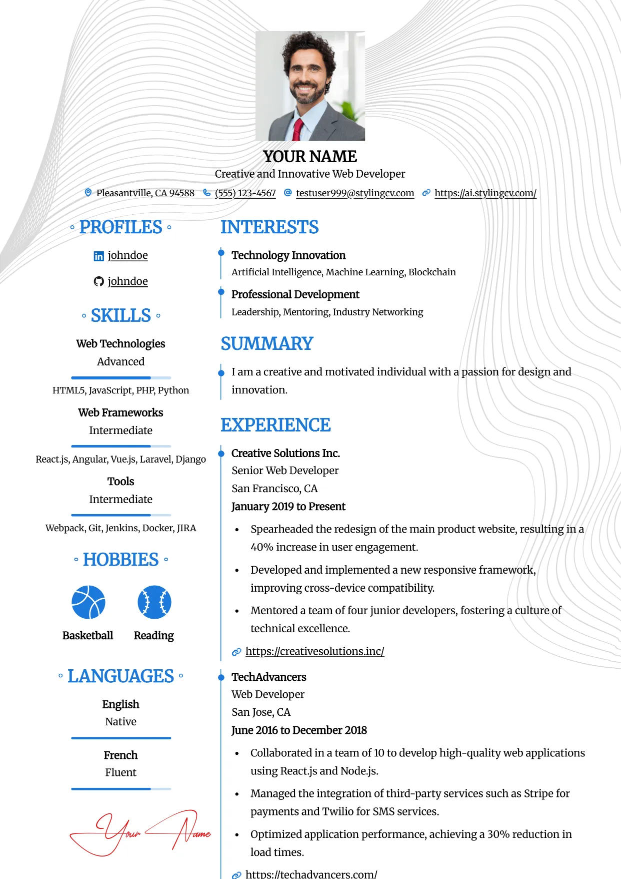 Clean Resume Template