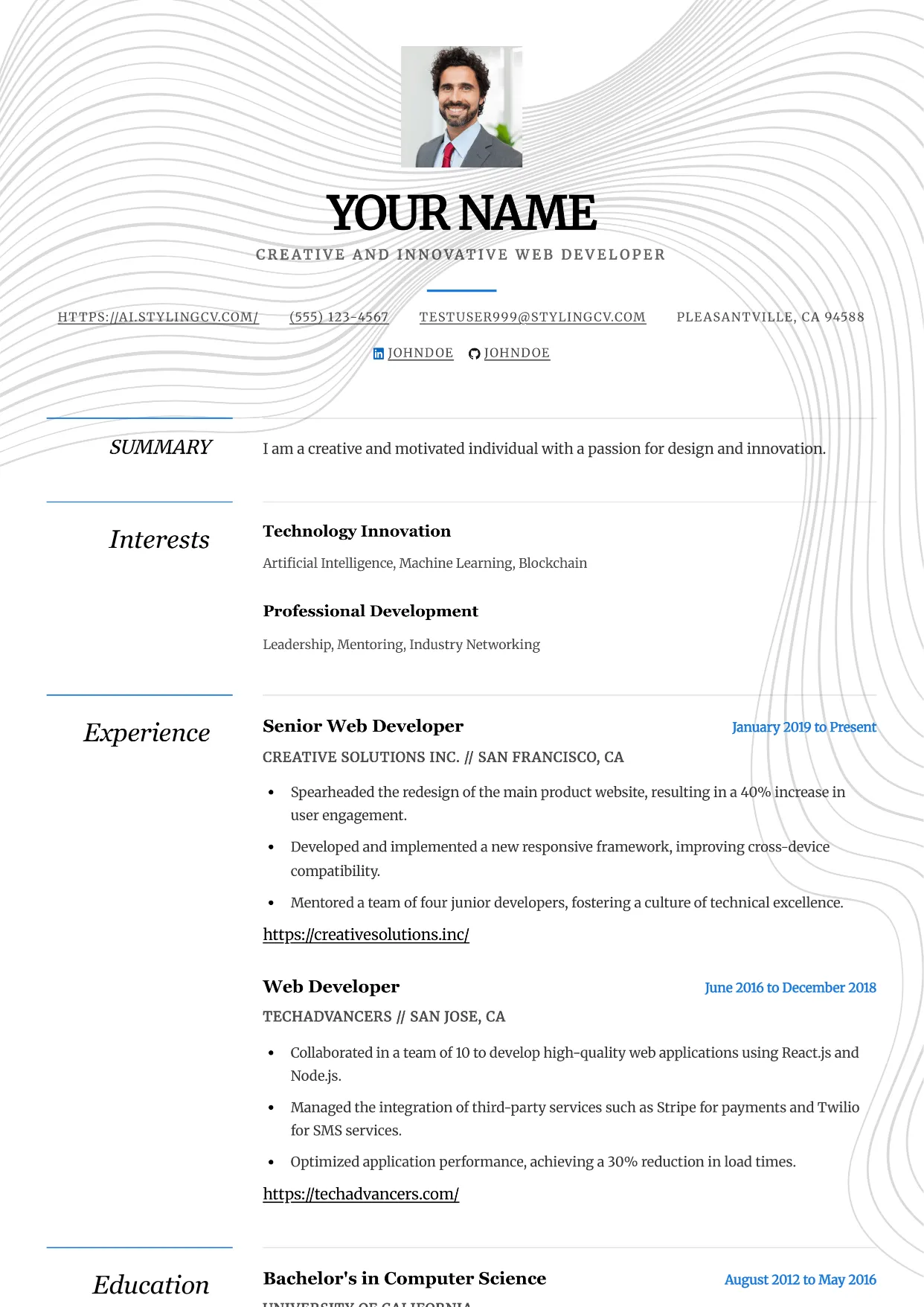 Elegance Resume Template