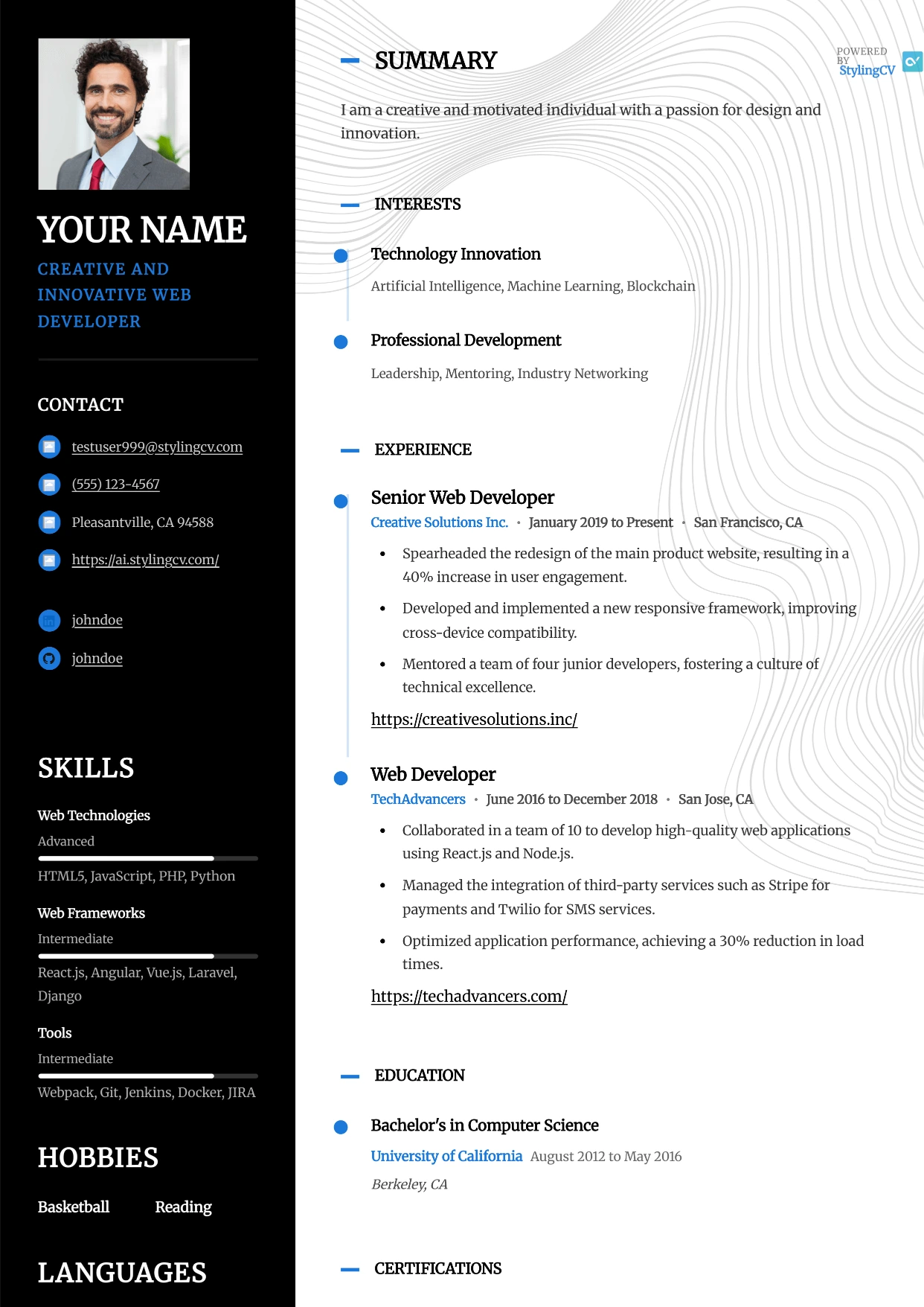Modernist Resume Template