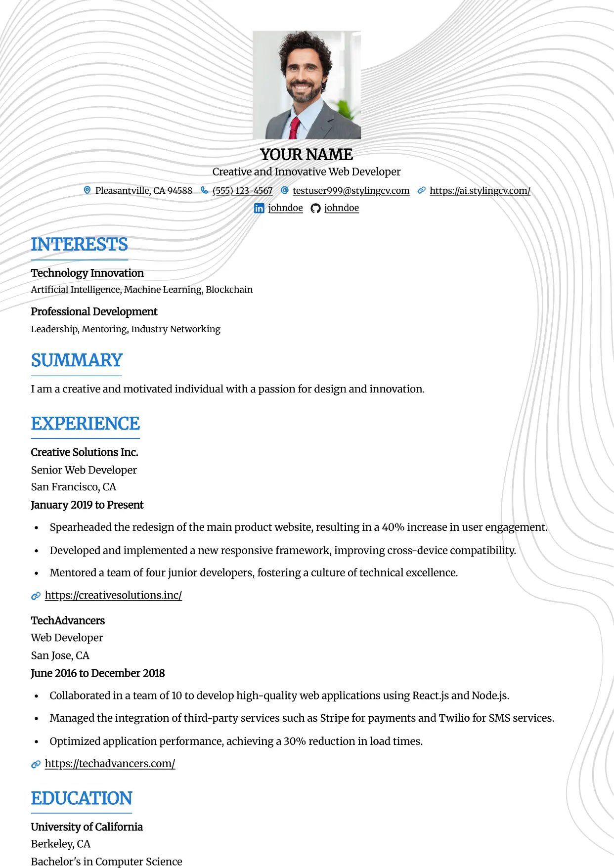 Simple Resume Template