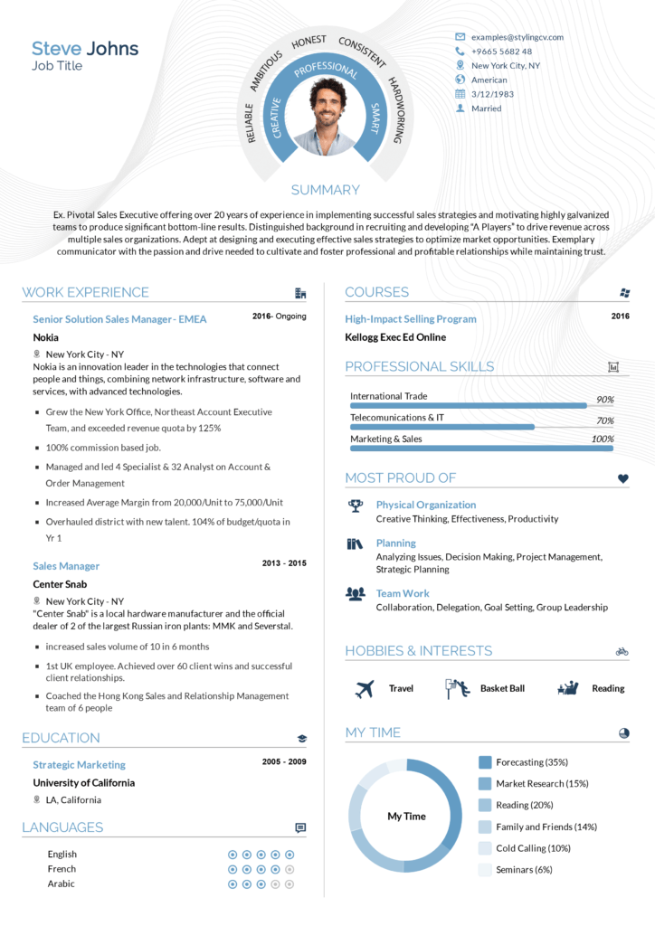 01 Smart Male 01 - Chronological Resume Writing Guide 2026