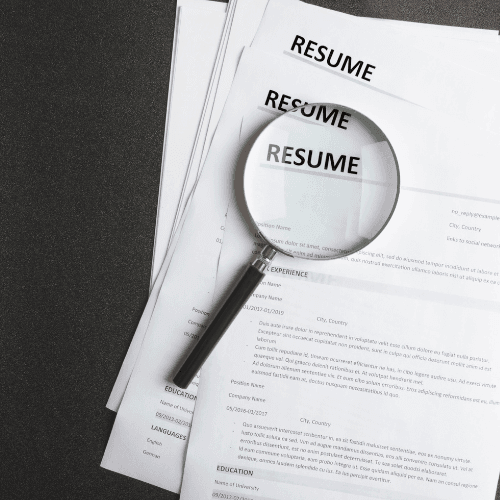 Resume without Work Experience