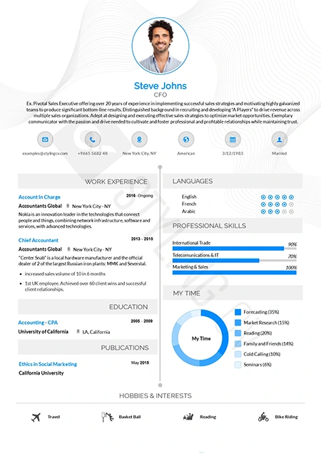 Functional — ATS-friendly professional resume template preview | StylingCV