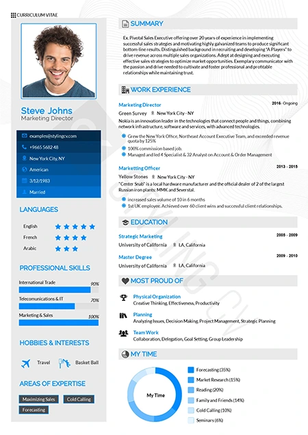 Executive resume template