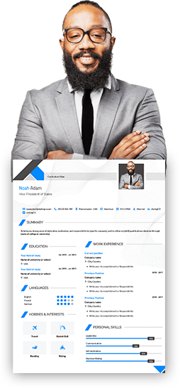 Captura de ecrã de uma página de seleção de modelos de um criador de currículos online.