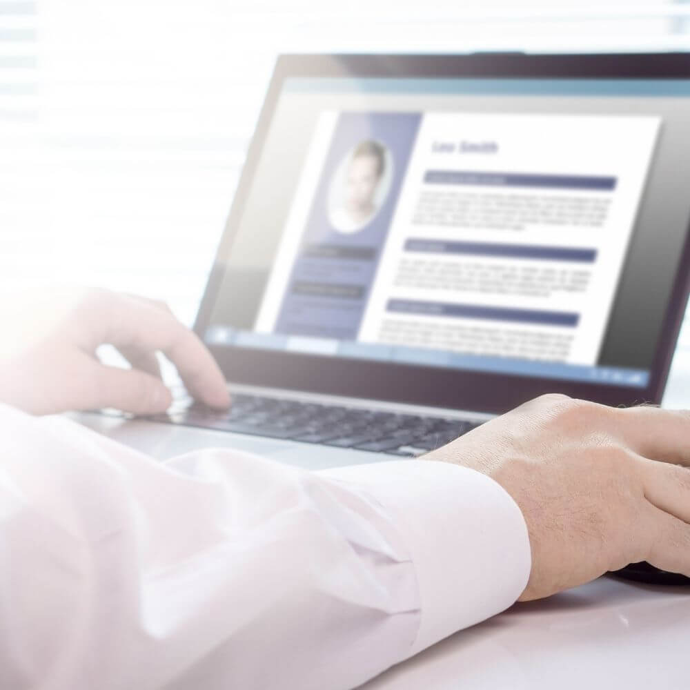 resume on a computer