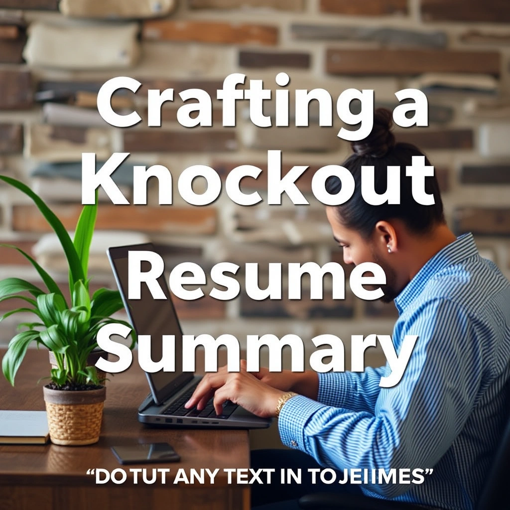 Crafting a Knockout Resume Summary Cómo elaborar un resumen de currículum impactante
