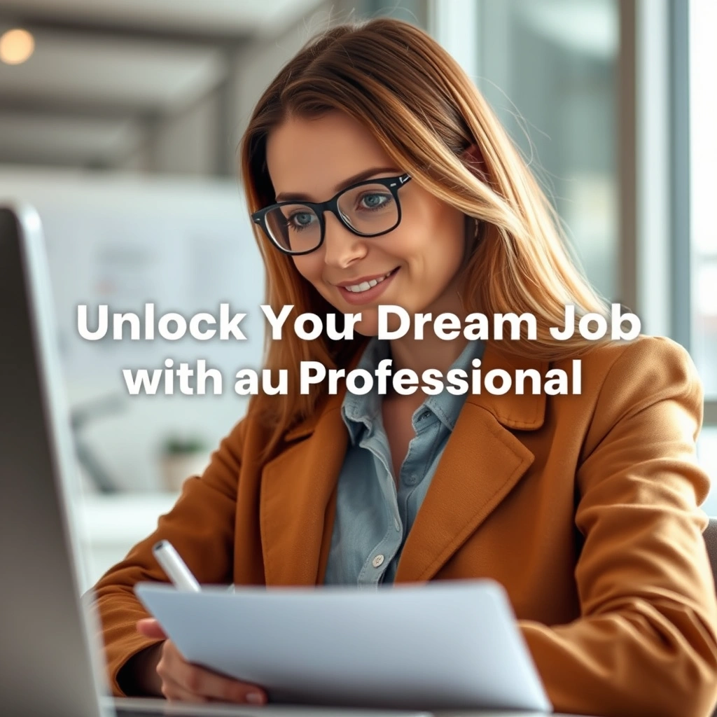 Desbloqueie o seu emprego de sonho com um CV profissional