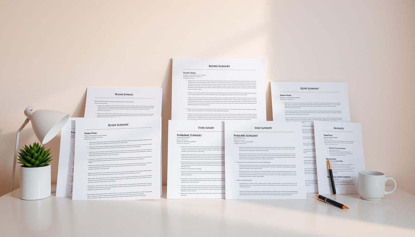 professional summary examples