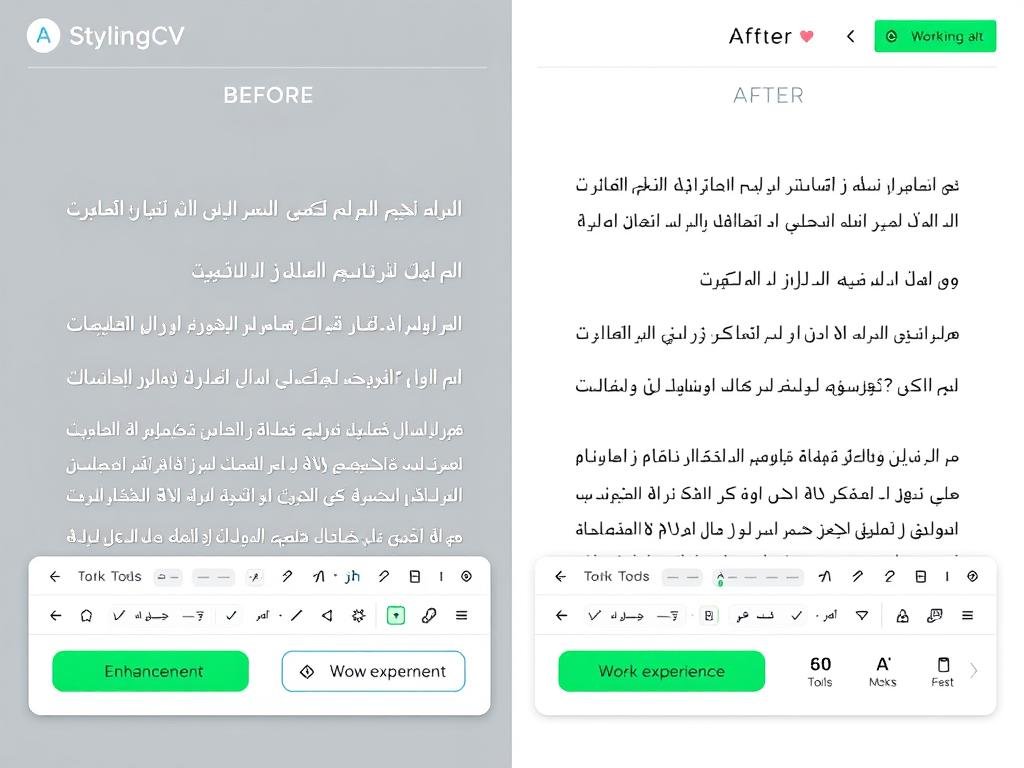 StylingCV AI أفضل منشئ السيرة الذاتية بالذكاء الاصطناعي