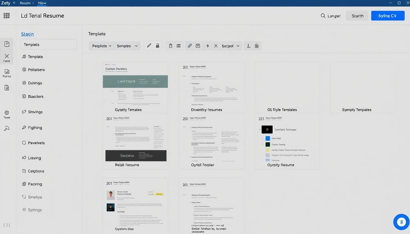 Zety CV builder interface compared to the best CV builder options