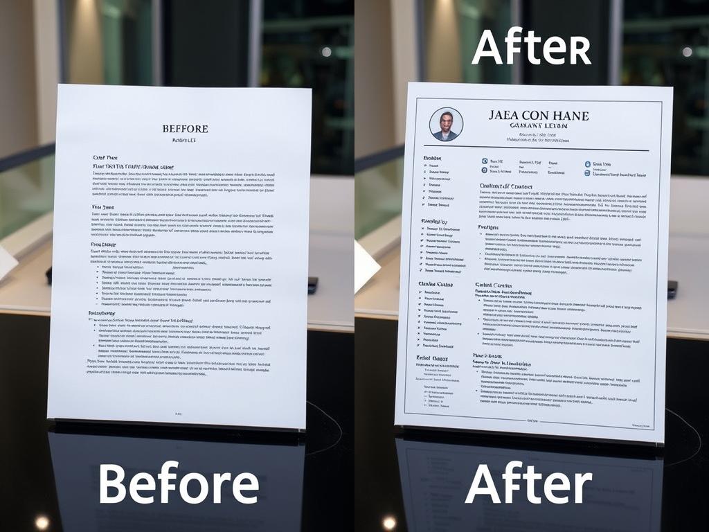 Before and after resume transformation for GCC professional Before and after resume transformation for GCC professional