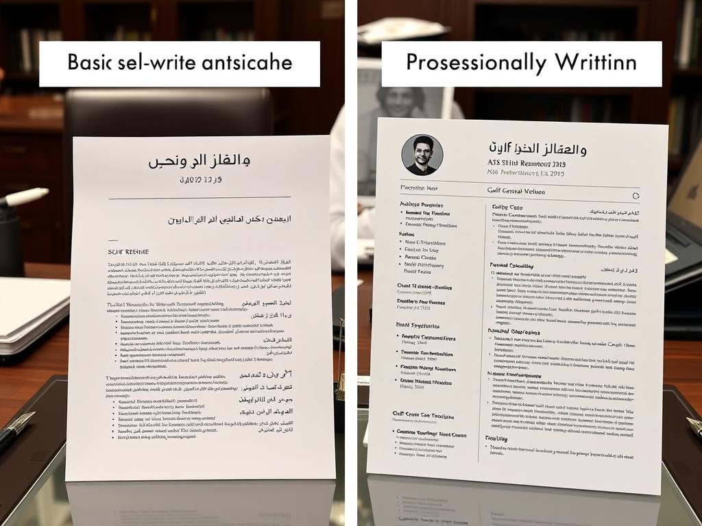 Comparison between standard and professional resume for GCC market Comparison between standard and professional resume for GCC market