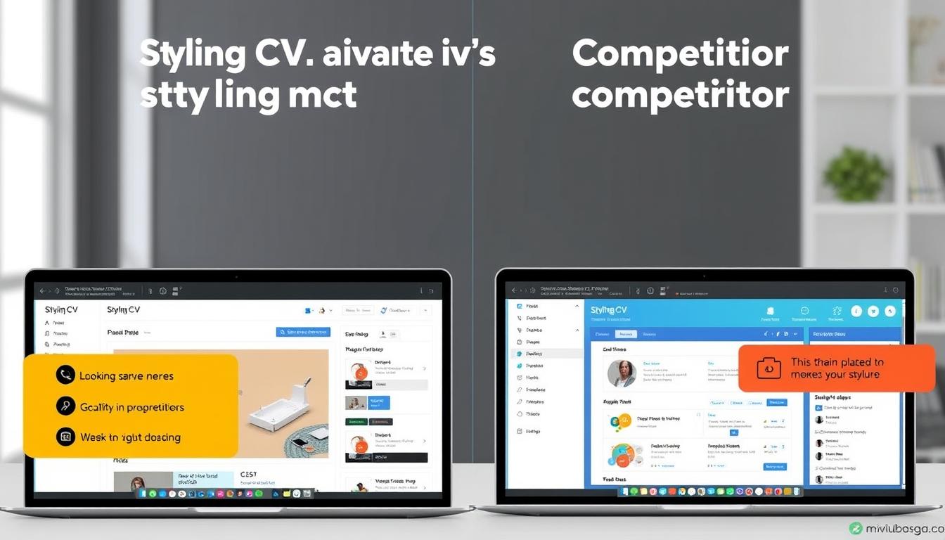 Visual comparison showing why Styling CV is the best CV builder