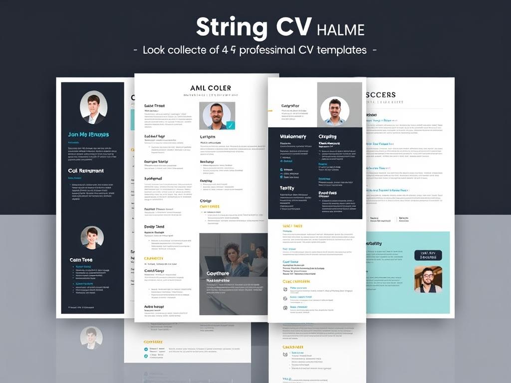 Collection of professional CV templates from the best CV builder Styling CV