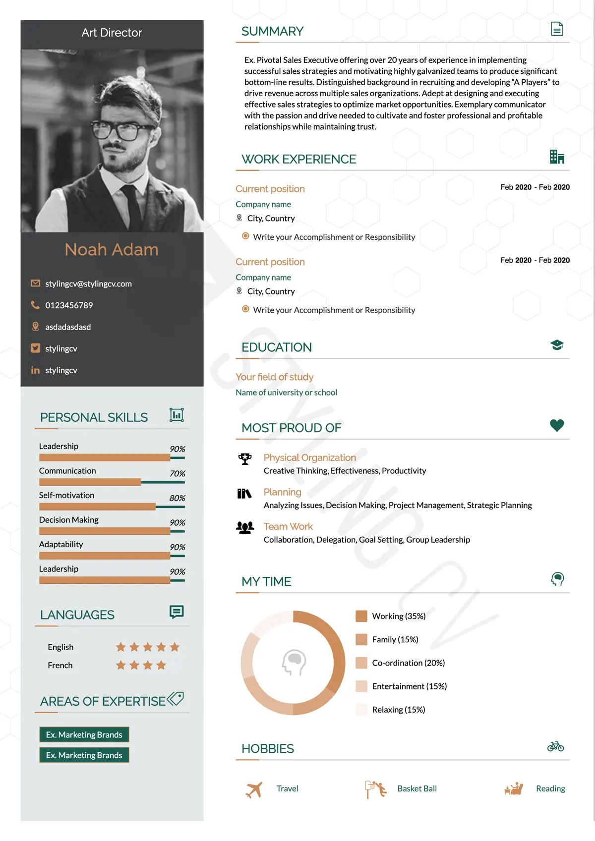 Apple Resume Template