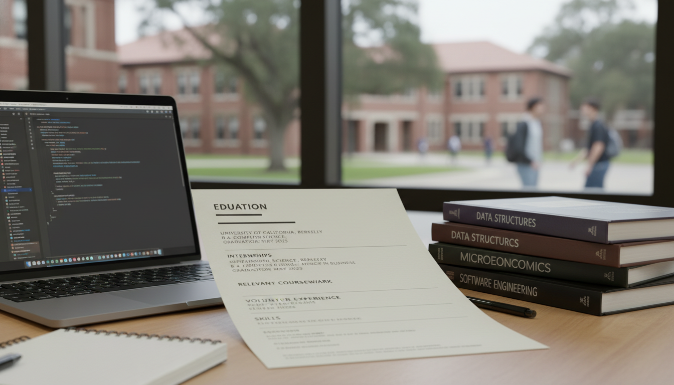 Entry-level ATS friendly resume template