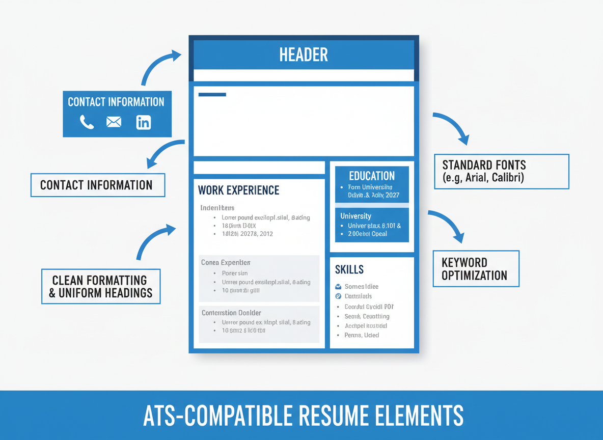 ATS friendly resume template structure