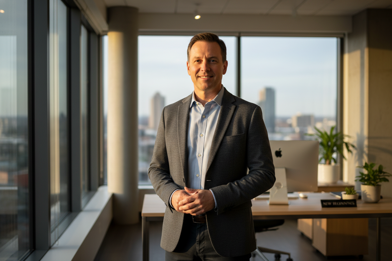 Career changer success story portrait